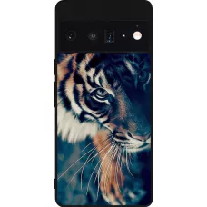 Google Pixel 6 Pro Case Hülle - Silikon schwarz Incredible Lion