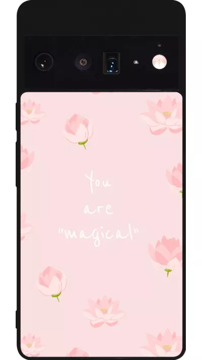 Google Pixel 6 Pro Case Hülle - Silikon schwarz Mom 2023 your are magical