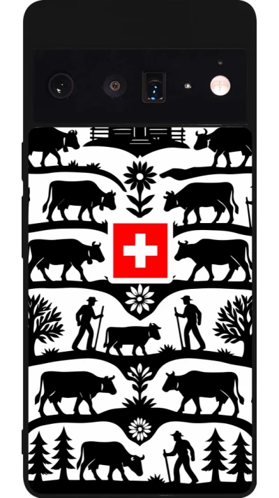 Google Pixel 6 Pro Case Hülle - Silikon schwarz Poya Schweiz 3