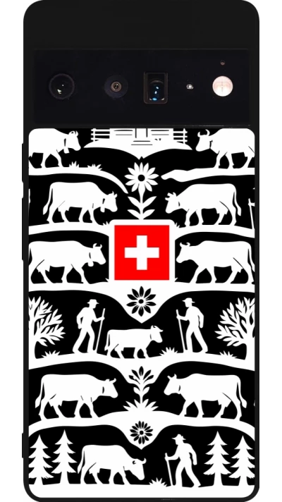 Google Pixel 6 Pro Case Hülle - Silikon schwarz Poya Schweiz 3 schwarz