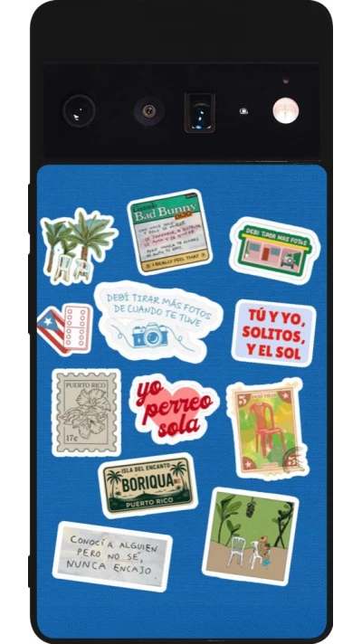 Google Pixel 6 Pro Case Hülle - Silikon schwarz Seals of the Dominican Republic DTMF