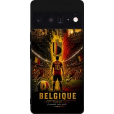 Google Pixel 6 Pro Case Hülle - Silikon schwarz Fussball Belgien splash 2026