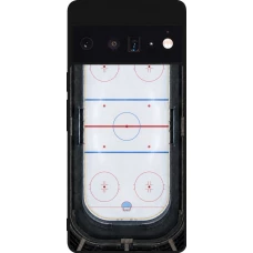 Google Pixel 6 Pro Case Hülle - Silikon schwarz Sports 2026 Hockey