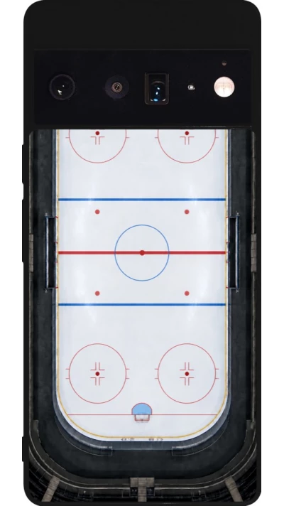 Google Pixel 6 Pro Case Hülle - Silikon schwarz Sports 2026 Hockey