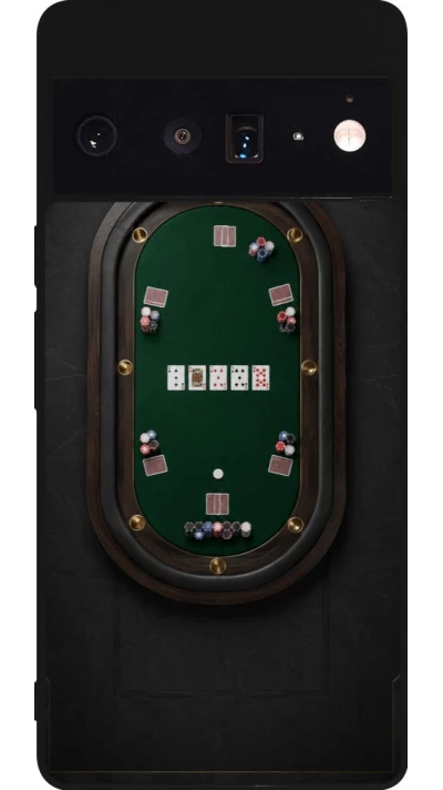 Google Pixel 6 Pro Case Hülle - Silikon schwarz Sports 2026 Poker