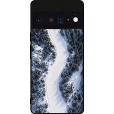 Google Pixel 6 Pro Case Hülle - Silikon schwarz Sports 2026 Ski