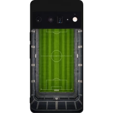 Google Pixel 6 Pro Case Hülle - Silikon schwarz Sports 2026 Soccer
