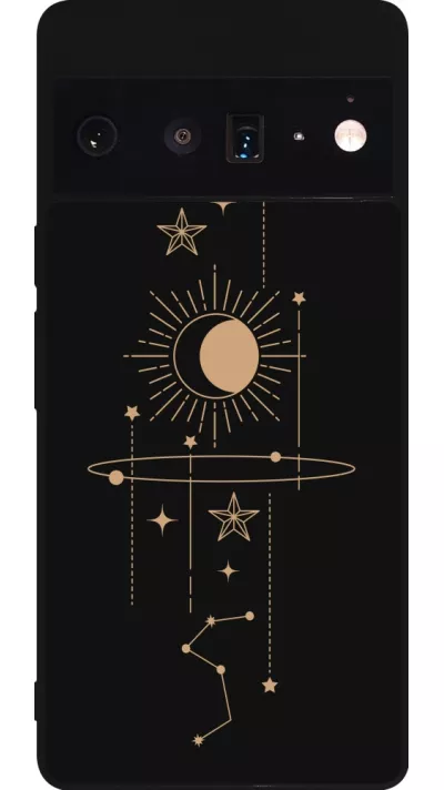 Google Pixel 6 Pro Case Hülle - Silikon schwarz Spring 23 astro