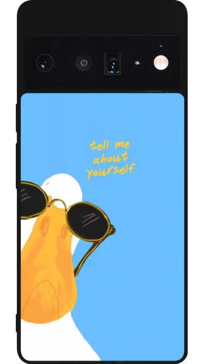 Coque Google Pixel 6 Pro - Silicone rigide noir Tell me about yourself Summer 2026