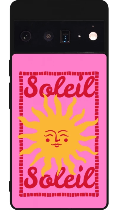 Google Pixel 6 Pro Case Hülle - Silikon schwarz Sun sun 2026