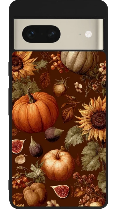 Google Pixel 7 Case Hülle - Silikon schwarz Autumn 26 Autumn still life