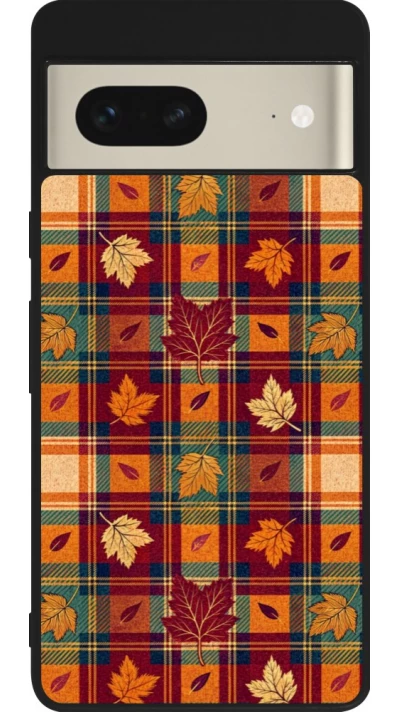 Google Pixel 7 Case Hülle - Silikon schwarz Autumn 26 Autumn pattern