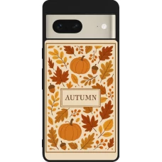 Google Pixel 7 Case Hülle - Silikon schwarz Autumn 26 Hello autumn