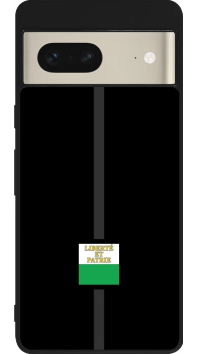 Google Pixel 7 Case Hülle - Silikon schwarz Kanton VD schwarz