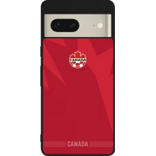 Google Pixel 7 Case Hülle - Silikon schwarz Kanada 2026 personalisierbares Fussballtrikot