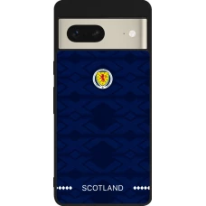 Google Pixel 7 Case Hülle - Silikon schwarz Schottland 2026 personalisierbares Fussballtrikot