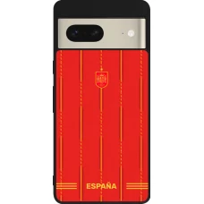 Google Pixel 7 Case Hülle - Silikon schwarz Spanien 2026 personalisierbares Fussballtrikot