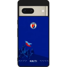 Google Pixel 7 Case Hülle - Silikon schwarz Haiti 2026 personalisierbares Fussballtrikot