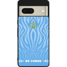 Google Pixel 7 Case Hülle - Silikon schwarz Demokratische Republik Kongo 2026 personalisierbares Fussballtrikot