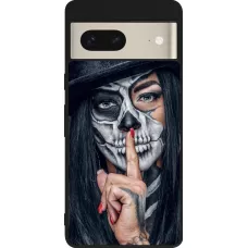 Google Pixel 7 Case Hülle - Silikon schwarz Halloween 18 19