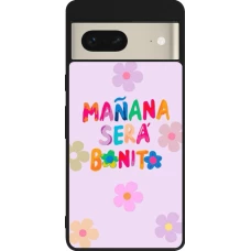 Google Pixel 7 Case Hülle - Silikon schwarz Karol G Manana sera bonito