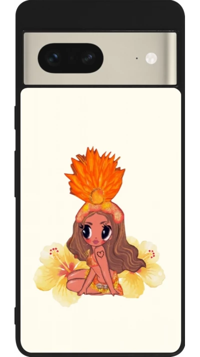 Google Pixel 7 Case Hülle - Silikon schwarz Karol G Tropicoqueta
