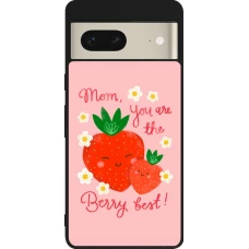 Google Pixel 7 Case Hülle - Silikon schwarz Mom 2026 Berry best