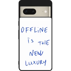 Google Pixel 7 Case Hülle - Silikon schwarz Offline is the new luxury