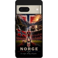 Google Pixel 7 Case Hülle - Silikon schwarz Fussball Norwegen splash 2026