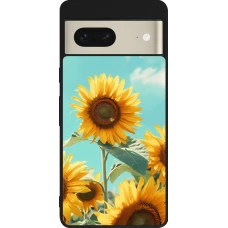 Google Pixel 7 Case Hülle - Silikon schwarz Sunflowers Summer 2026