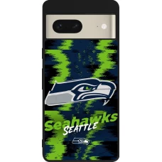 Coque Google Pixel 7 - Silicone rigide noir Super Bowl 26 Seattle 2