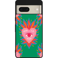 Google Pixel 7 Case Hülle - Silikon schwarz Viva la vida 2026