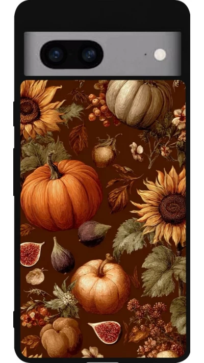 Coque Google Pixel 7a - Silicone rigide noir Autumn 26 Autumn still life