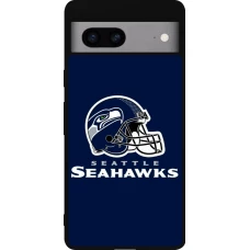 Google Pixel 7a Case Hülle - Silikon schwarz Super Bowl 26 Seattle 3