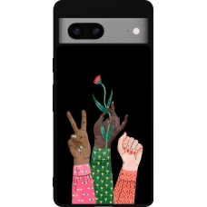 Google Pixel 7a Case Hülle - Silikon schwarz Womens day 2026 2