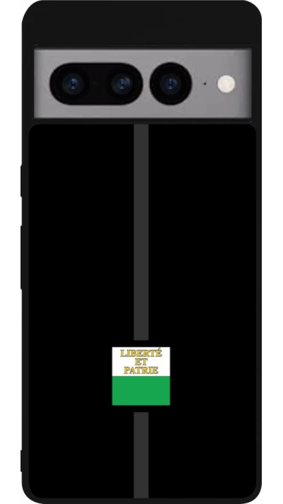 Google Pixel 7 Pro Case Hülle - Silikon schwarz Kanton VD schwarz