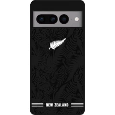 Google Pixel 7 Pro Case Hülle - Silikon schwarz Neuseeland 2026 personalisierbares Fussballtrikot