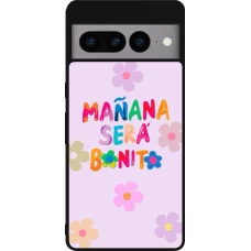 Google Pixel 7 Pro Case Hülle - Silikon schwarz Karol G Manana sera bonito
