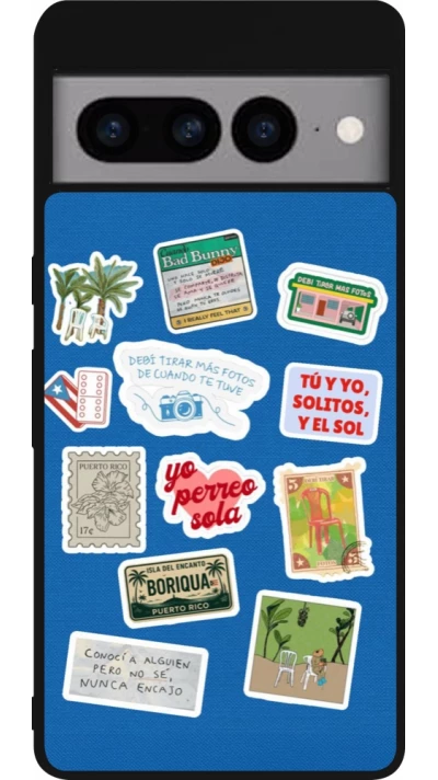 Coque Google Pixel 7 Pro - Silicone rigide noir Seals of the Dominican Republic DTMF
