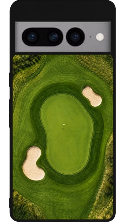 Coque Google Pixel 7 Pro - Silicone rigide noir Sports 2026 Golf