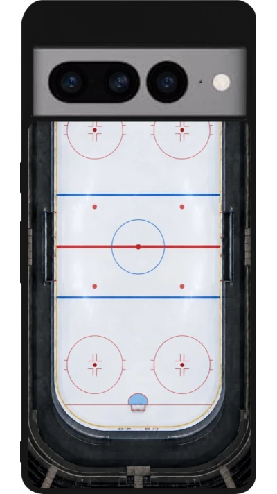 Coque Google Pixel 7 Pro - Silicone rigide noir Sports 2026 Hockey