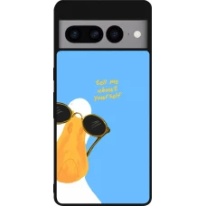 Coque Google Pixel 7 Pro - Silicone rigide noir Tell me about yourself Summer 2026