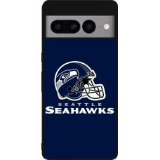 Google Pixel 7 Pro Case Hülle - Silikon schwarz Super Bowl 26 Seattle 3