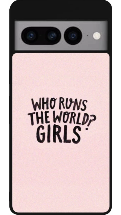 Coque Google Pixel 7 Pro - Silicone rigide noir Womens day 2026 3