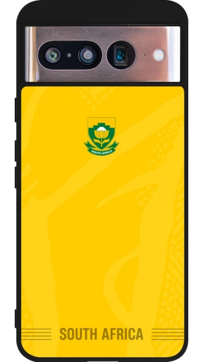 Google Pixel 8 Case Hülle - Silikon schwarz Südafrika 2026 personalisierbares Fussballtrikot