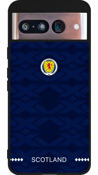 Google Pixel 8 Case Hülle - Silikon schwarz Schottland 2026 personalisierbares Fussballtrikot