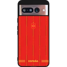 Google Pixel 8 Case Hülle - Silikon schwarz Spanien 2026 personalisierbares Fussballtrikot
