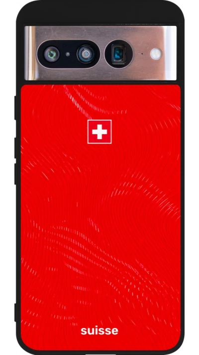 Google Pixel 8 Case Hülle - Silikon schwarz Schweiz 2026 personalisierbares Fussballtrikot