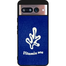 Google Pixel 8 Case Hülle - Silikon schwarz Vitamin sea Summer 2026