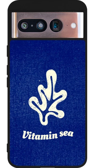 Google Pixel 8 Case Hülle - Silikon schwarz Vitamin sea Summer 2026